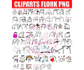 Kit Flork Imagenes Cliparts Y Fondos Deformitos Sublimar