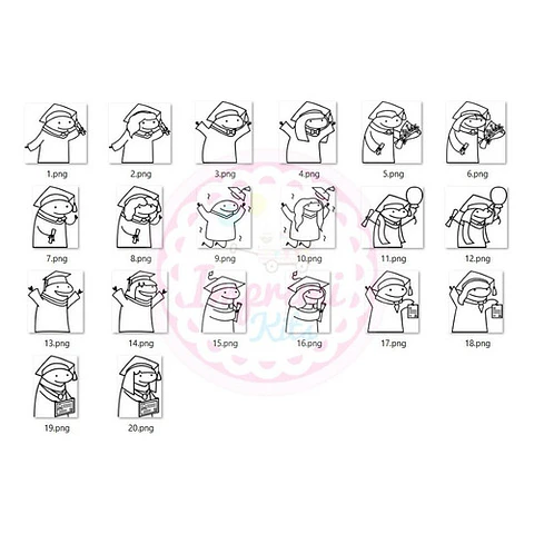 Kit Flork Imagenes Cliparts Y Fondos Deformitos Sublimar