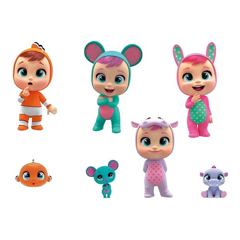 Kit Imprimible Letras 3d Editables Bebés Llorones