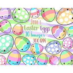 Cliparts Imagenes Png Huevos Pascuas Colores Pasteles Jk21
