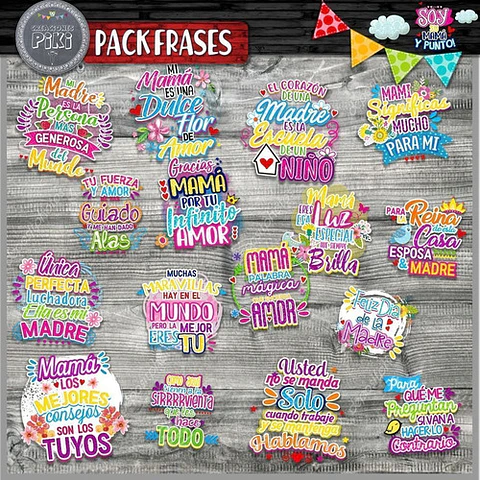 Pack Frases Para Mamá Día De La Madre El Mas Completo