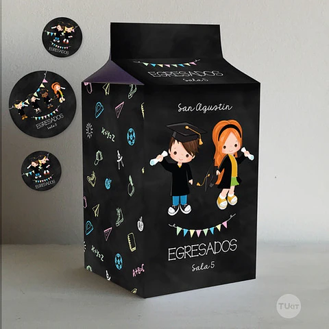 Kit Imprimible Textura Pizarra Pizarron - Candy Bar
