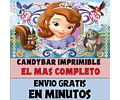 Kit Imprimible Candy Bar Princesita Sofia El Mas Completo
