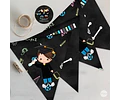 Kit Imprimible Textura Pizarra Pizarron - Candy Bar