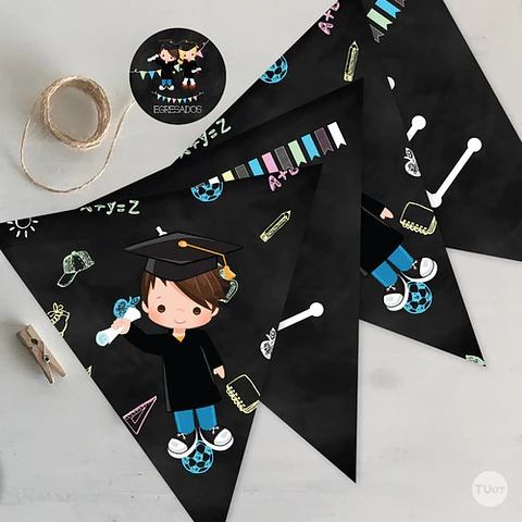 Kit Imprimible Textura Pizarra Pizarron - Candy Bar