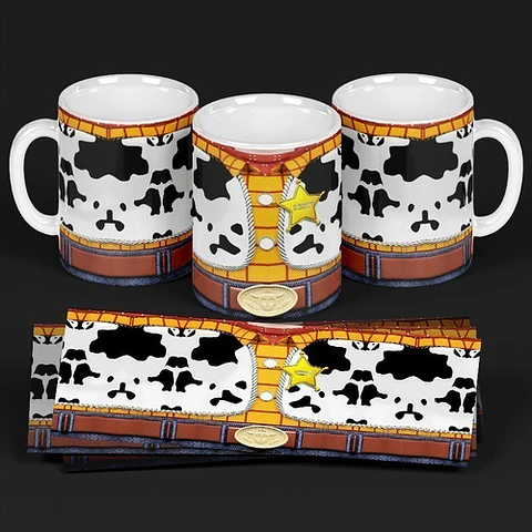 Kit Diseños Plantillas Tazas 3d Sublimación Imprimibles  