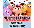 Kit Imprimible Candy Bar Bichikids El Mas Completo