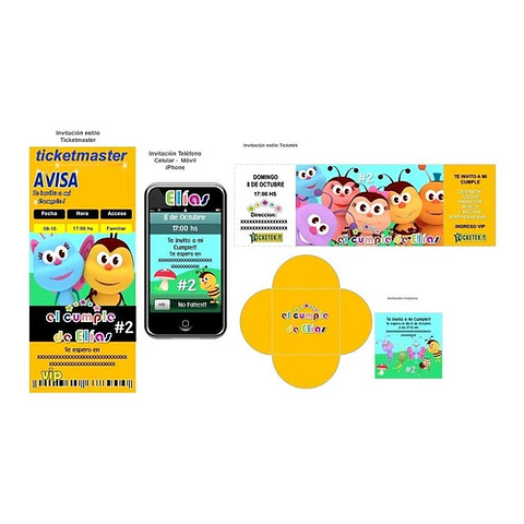 Kit Imprimible Candy Bar Bichikids El Mas Completo