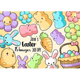 Cliparts Imagenes Png Pascuas De Colores Pasteles Jk20
