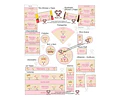 Kit Imprimible Osita Princesa Editable