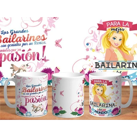 Plantillas Sublimación Tazas - Profesiones