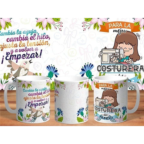Plantillas Sublimación Tazas - Profesiones