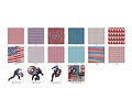 Kit Imprimible Pack Fondos Clipart - Capitán America