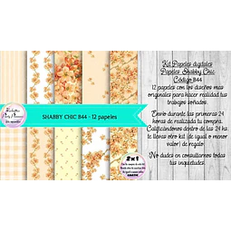 Papeles Digitales Shabby Chic Vintage B44