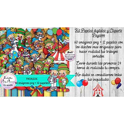 Papeles Fondos Y Cliparts Imagenes Png Payasos