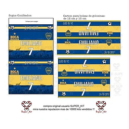 Kit Imprimible Boca Futbol Editable