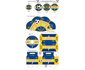 Kit Imprimible Boca Futbol Editable