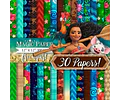 Kit Imprimible Pack Fondos Clipart - Disney / Moana
