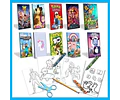 Kit Imprimible Libritos Libros Colorear Pintar Mega Pack
