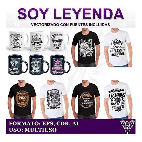 Pack 200 Vectores Vinilos Tipo Leyendas Nacimiento