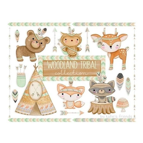 Cliparts Imagenes Png Animales Del Bosque Tribal Cl6