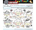 Pack Imágenes Clipart Tiernos Animalitos Granja Caperuza