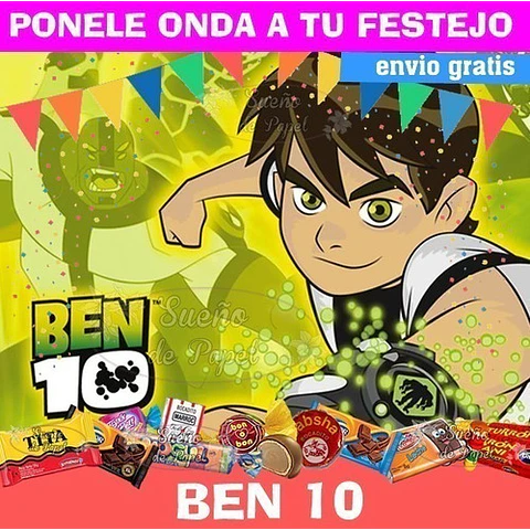 Kit Imprimible Ben 10 Editable