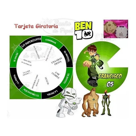 Kit Imprimible Ben 10 Editable