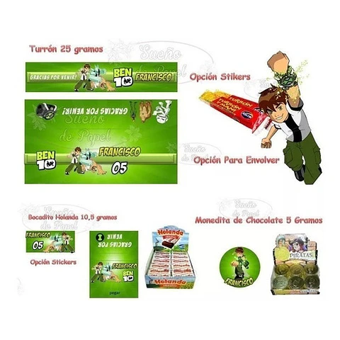 Kit Imprimible Ben 10 Editable