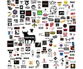 250 Vectores Logos Bandas Rock