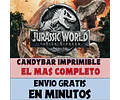 Kit Imprimible Candy Bar Jurassic World El Mas Completo