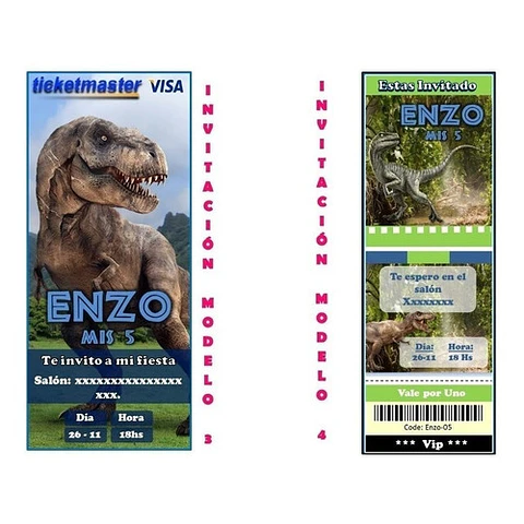 Kit Imprimible Candy Bar Jurassic World El Mas Completo