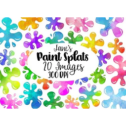 Cliparts Imagenes Png Manchas De Pintura De Colores Jk86