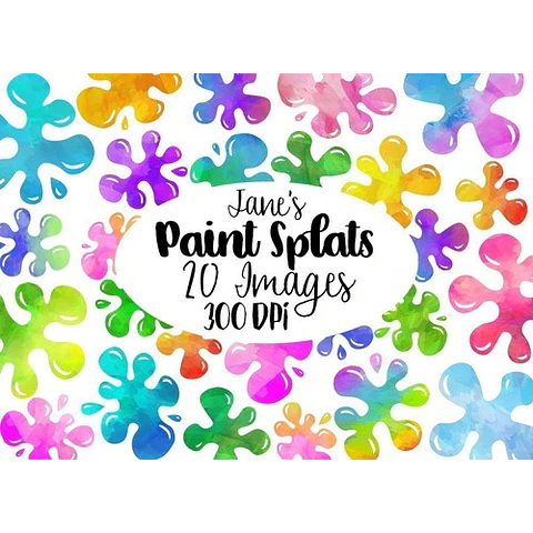Cliparts Imagenes Png Manchas De Pintura De Colores Jk86