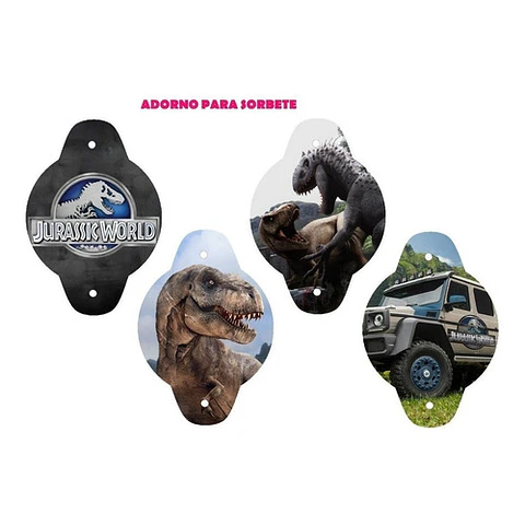 Kit Imprimible Candy Bar Jurassic World El Mas Completo