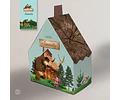 Casita Imprimible Deco Masha Oso Paisaje Souvenir Tukit