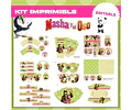 Kit Imprimible Masha Y El Oso Editable Deco Y Candy