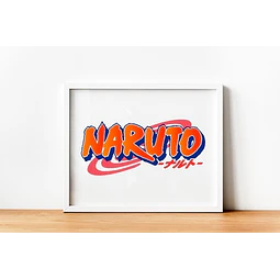 Kit X4 Láminas Imprimibles Naruto
