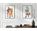 Kit X4 Láminas Imprimibles Naruto
