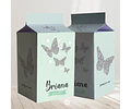 Kit Imprimible Mariposa Mariposas Verde Agua Candy Bar