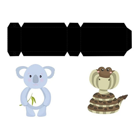 Kit Imprimible Animales De La Selva Letras 3d Editable +  