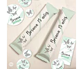 Kit Imprimible Mariposa Mariposas Verde Agua Candy Bar