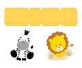 Kit Imprimible Animales De La Selva Letras 3d Editable +  