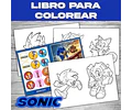 Para Colorear Editable Imprimible Sonic