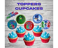 Kit Cumpleaños Pj Masks Personalizable Imprimible