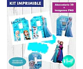 Frozen Letras 3d Corpóreas Imprimibles Editable + Png 