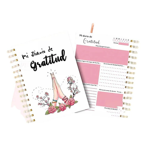 Diario De Gratitud Y Abundancia Imprimibles Editables + Pdf