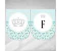 Kit Imprimible Coronita Flores Tiffany Candy Bar Tukit