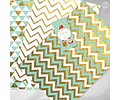 Kit Imprimible Navidad Verde Dorado - Candy Bar Tukit