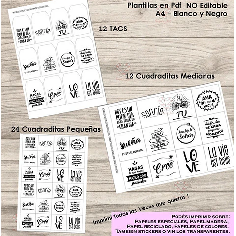 Kit Imprimible Tags Emprendedor Mod 3 Destaca Tus Envios!